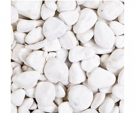 GRAVILLON BLANC CARRARA 25KG - CALIBRE 8/12MM - GRANULATI ZANDOBIO