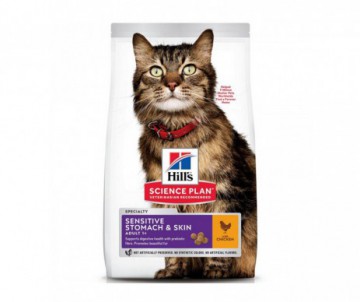 CROQUETTES FELINE ADULT SENSITIVE ESTOMAC ET PEAU POULET 1.50KG