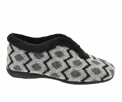 PANTOUFLE ANALYSE NOIR T41