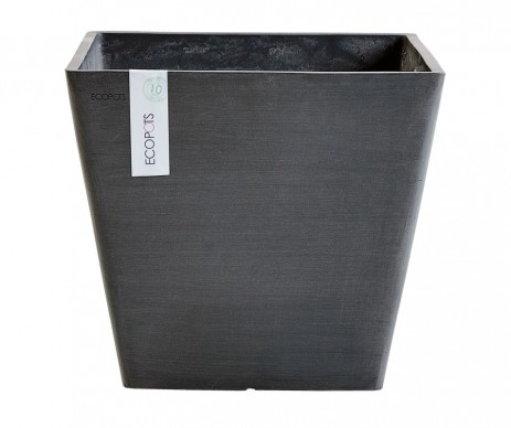 POT ROTTER CARRE NOIR 50CM