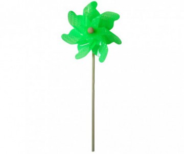 MOULIN A VENT DAMIER VERT MM