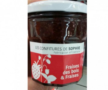 CONFITURE FRAISE DES BOIS FRAISES 250GR