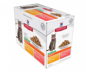 FELINE PERFECT WEIGT PACK 6 POULET 6SAUMON 12X85GR