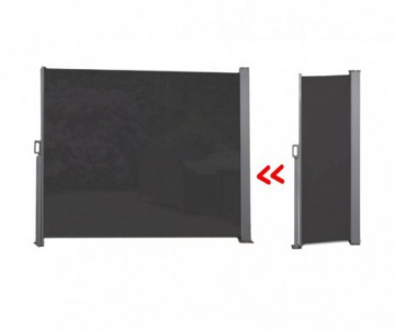 BRISE VUE ET VENT EXTENSIBLE 300CMX160CM GRIS