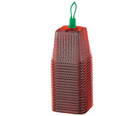 20 POTS PLASTIQUE CARRE 7CM