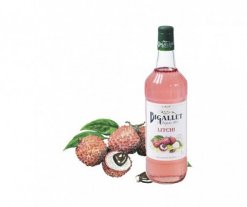SIROP LITCHI 1 LITRE BIGALLET
